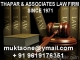 Thapar and law firm associates